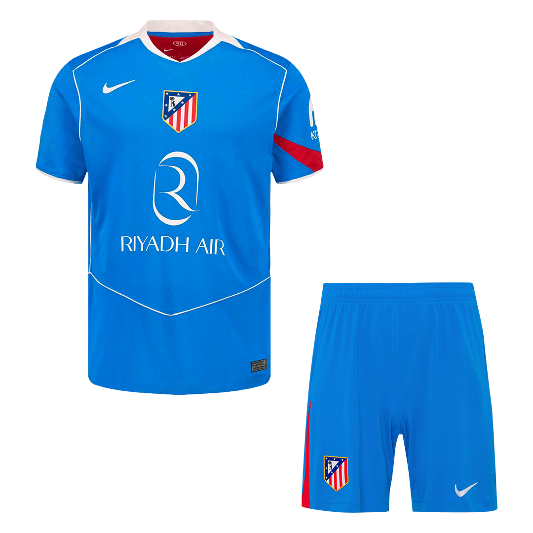Męski Zestaw Trzecia Wyjazdowa Atletico Madrid (Koszulka+Spodenki) 2025/26