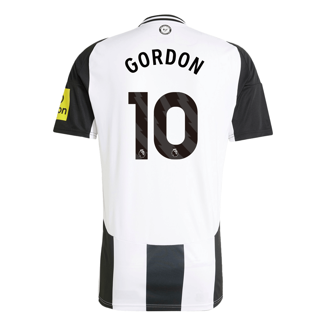 Męska Wysokiej jakości koszulka piłkarska GORDON #10 Newcastle United Home 2024/25