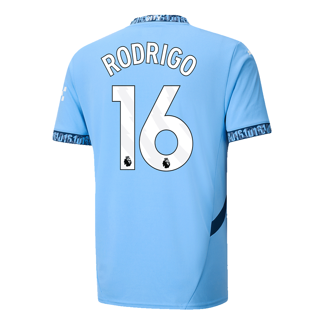 RODRIGO #16 Koszulka piłkarska domowa Manchester City 2024/25