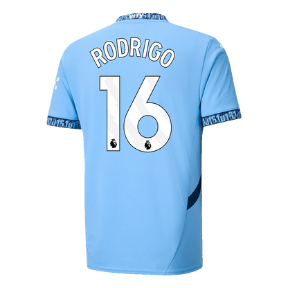 RODRIGO #16 Koszulka piłkarska domowa Manchester City 2024/25