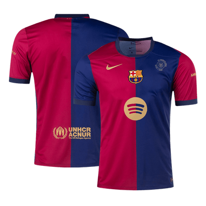 Camiseta de fútbol de local para hombre del Barcelona 2024/25 - 125 Aniversario (Logo Spotify sin texto)