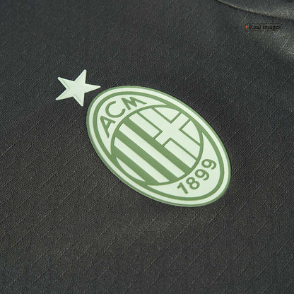 Męska wersja piłkarza RAFA LEÃO #10 AC Milan Trzecia wyjazdowa koszulka piłkarska 2024/25 - Slim Fit