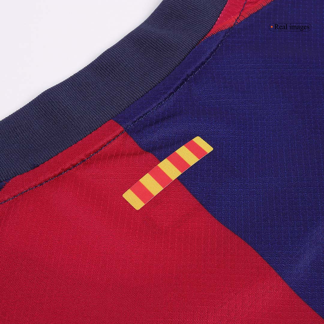 Camiseta de local del Barcelona 2024/25 LEWANDOWSKI #9 - Logotipo de Spotify sin texto