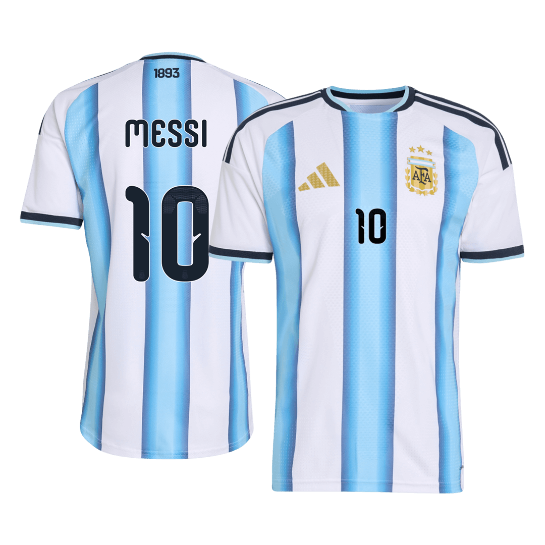 Argentinien Herren-Heimtrikot MESSI #10 2026 Fußballversion - Slim Fit