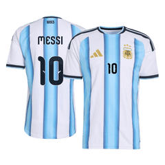 Argentinien Herren-Heimtrikot MESSI #10 2026 Fußballversion - Slim Fit