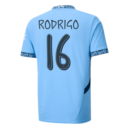 RODRIGO #16 Camiseta de fútbol local Manchester City 2024/25 - UCL