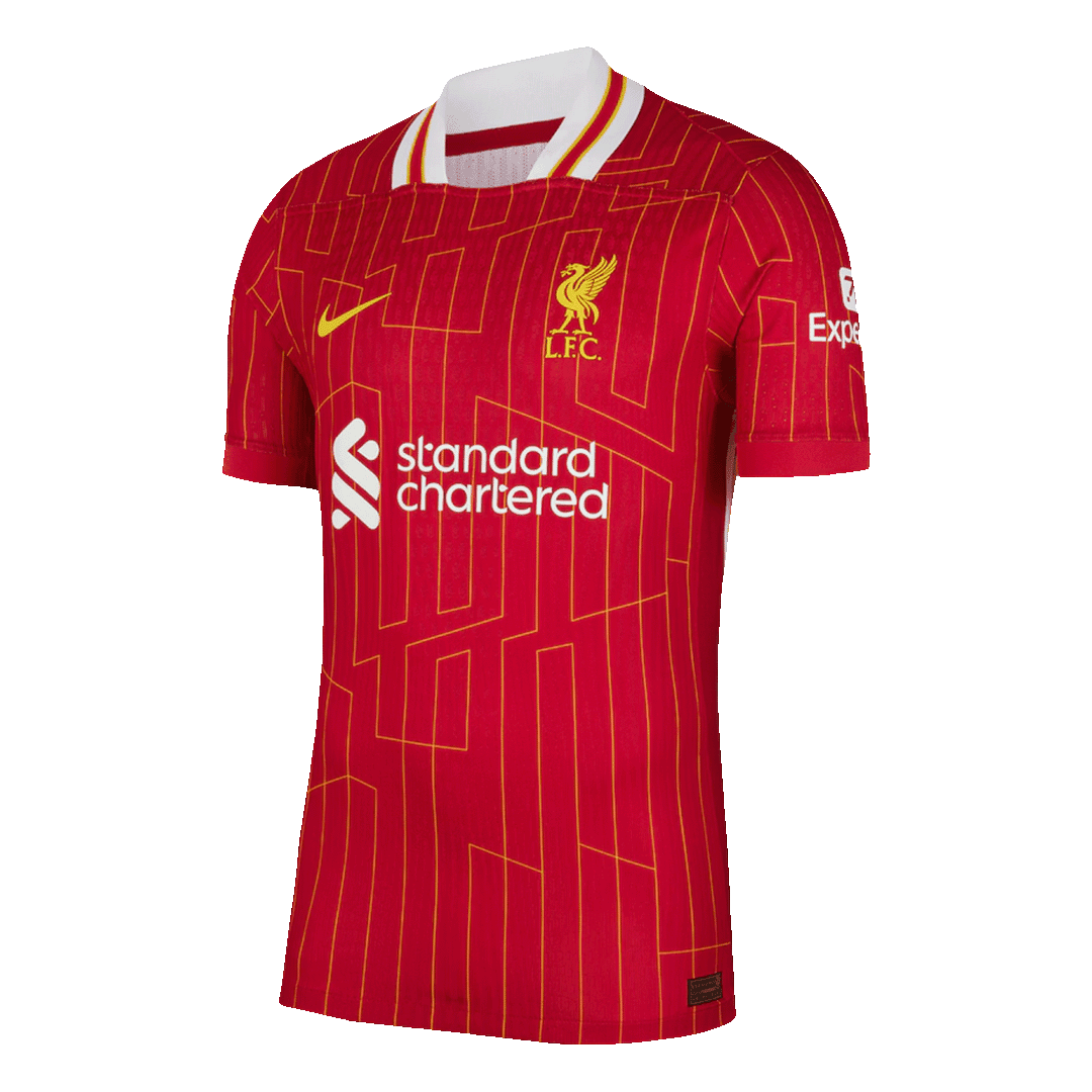 Męska Koszulka Domowa Liverpool Wersja Piłkarska 2024/25 - Slim Fit - Topowe Koszulki Pilkarskie Sklep Internetowy
