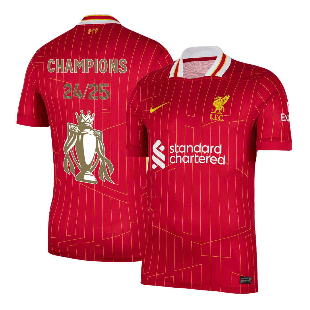 Męska Koszulka Domowa Liverpool - CHAMPIONS 24/25 - Topowe Koszulki Pilkarskie Sklep Internetowy