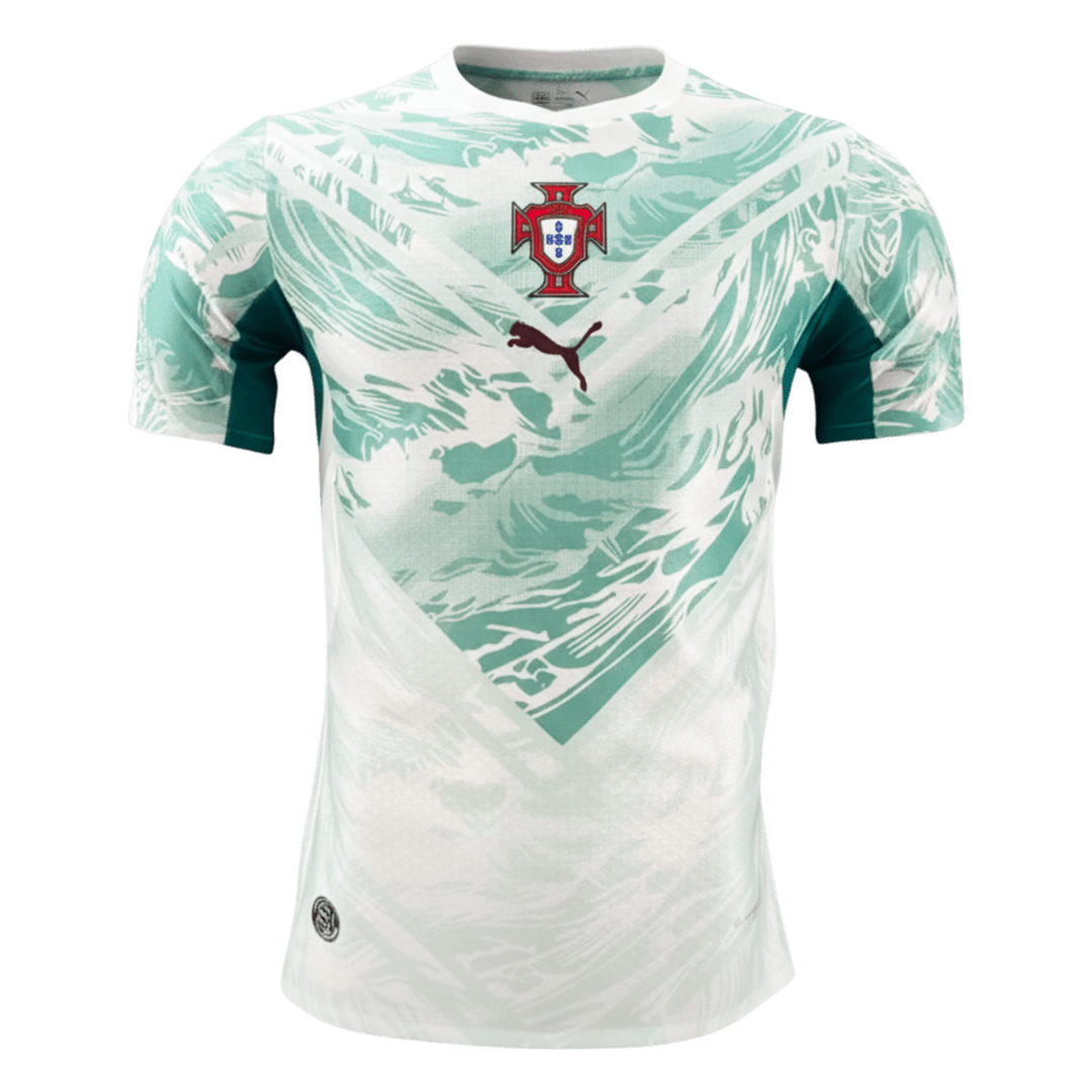 Męska Koszulka Wyjazdowa Portugal Wersja Piłkarska World Cup 2026 - Slim Fit
