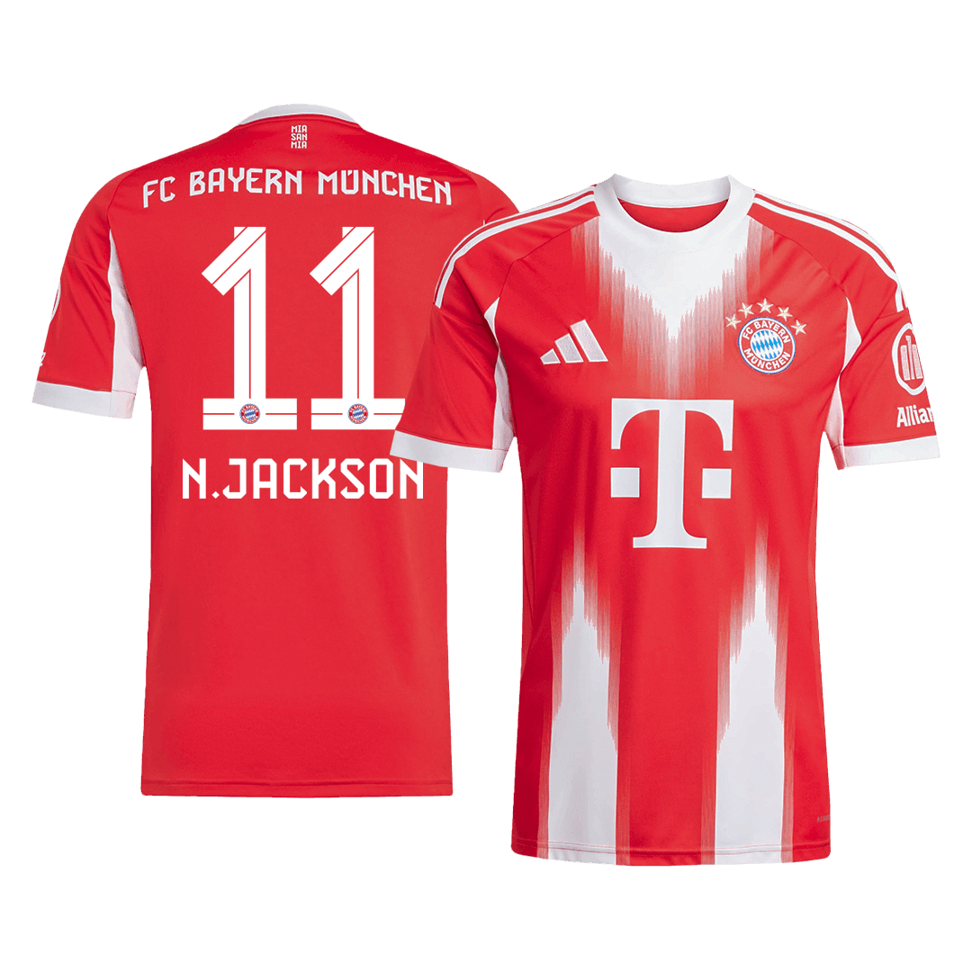 Męska Koszulka Domowa Bayern Munich N.JACKSON #11 2025/26 [PREMIUM] - Topowe Koszulki Pilkarskie Sklep Internetowy