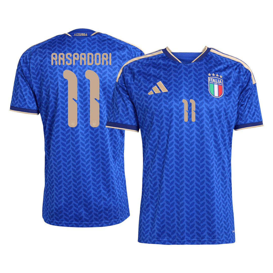 Męska Koszulka Domowa Italy RASPADORI #11 World Cup 2026