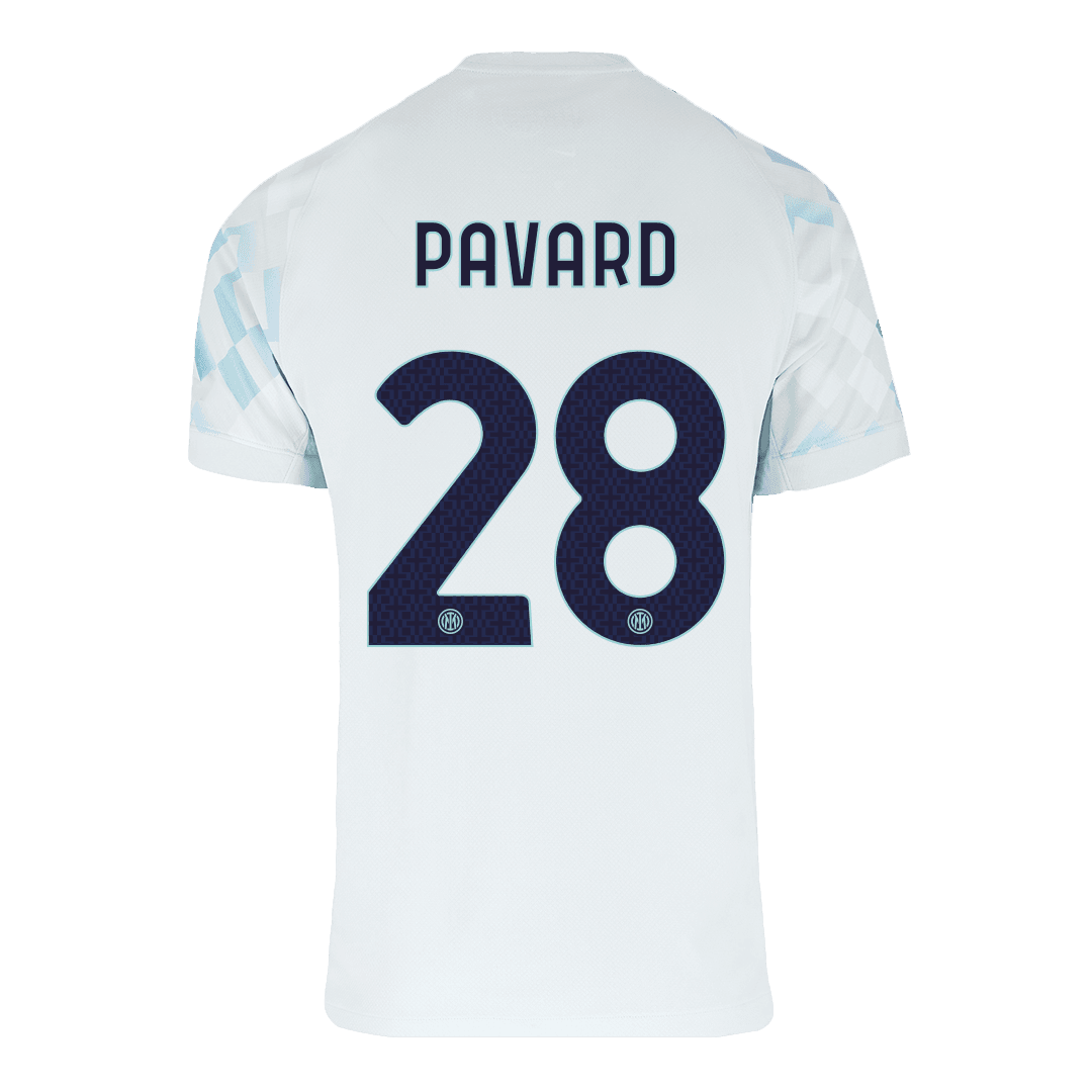Męska Koszulka Wyjazdowa Inter Milan PAVARD #28 2025/26 - Topowe Koszulki Pilkarskie Sklep Internetowy