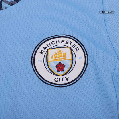 Damska wysokiej jakości koszulka piłkarska Manchester City Home 2024/25