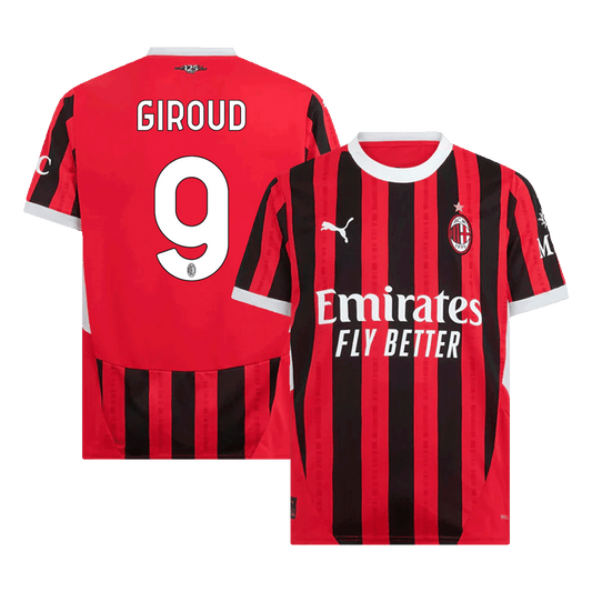 GIROUD #9 Męska koszulka domowa AC Milan 2024/25