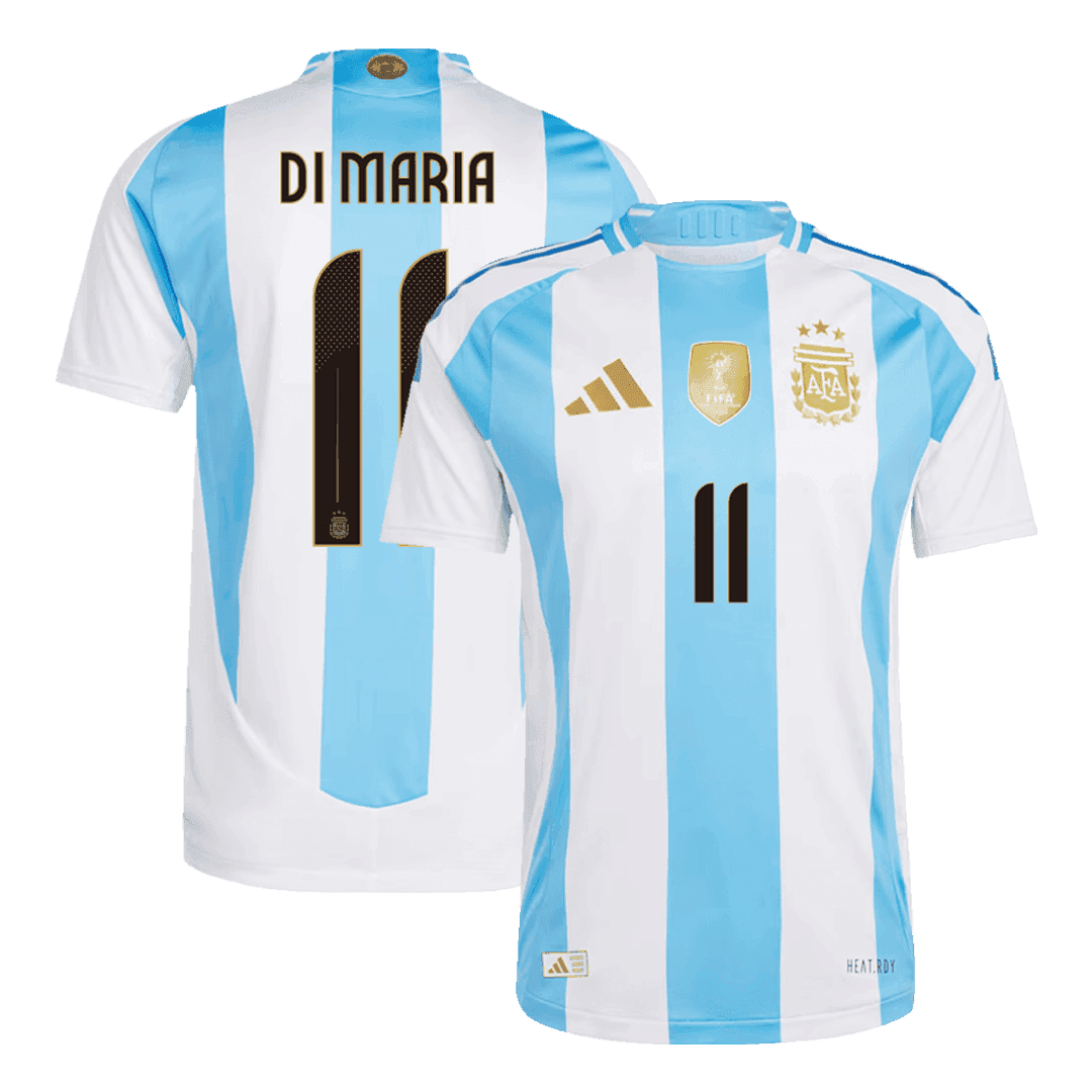 Męska Koszulka Domowa Argentyna DI MARIA #11 Wersja Piłkarska 2024 - Slim Fit - Topowe Koszulki Pilkarskie Sklep Internetowy