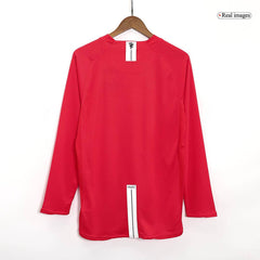 Retro 2007/08 Męska Koszulka Domowa MU z Długim Rękawem - Topowe Koszulki Pilkarskie Sklep Internetowy