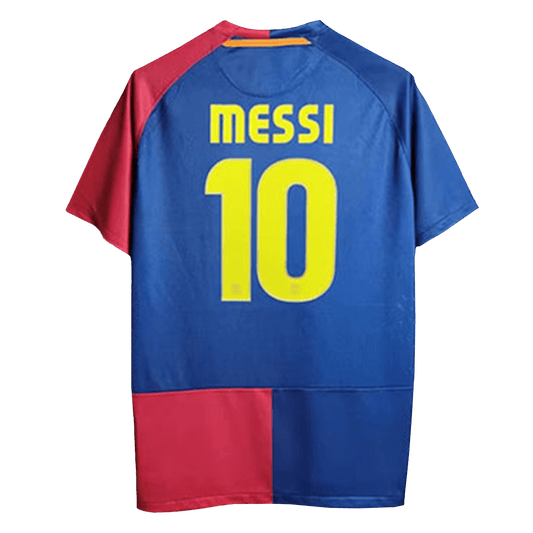 MESSI #10 Barcelona Home 08/09 - UCL Men's Retro Football Shirt