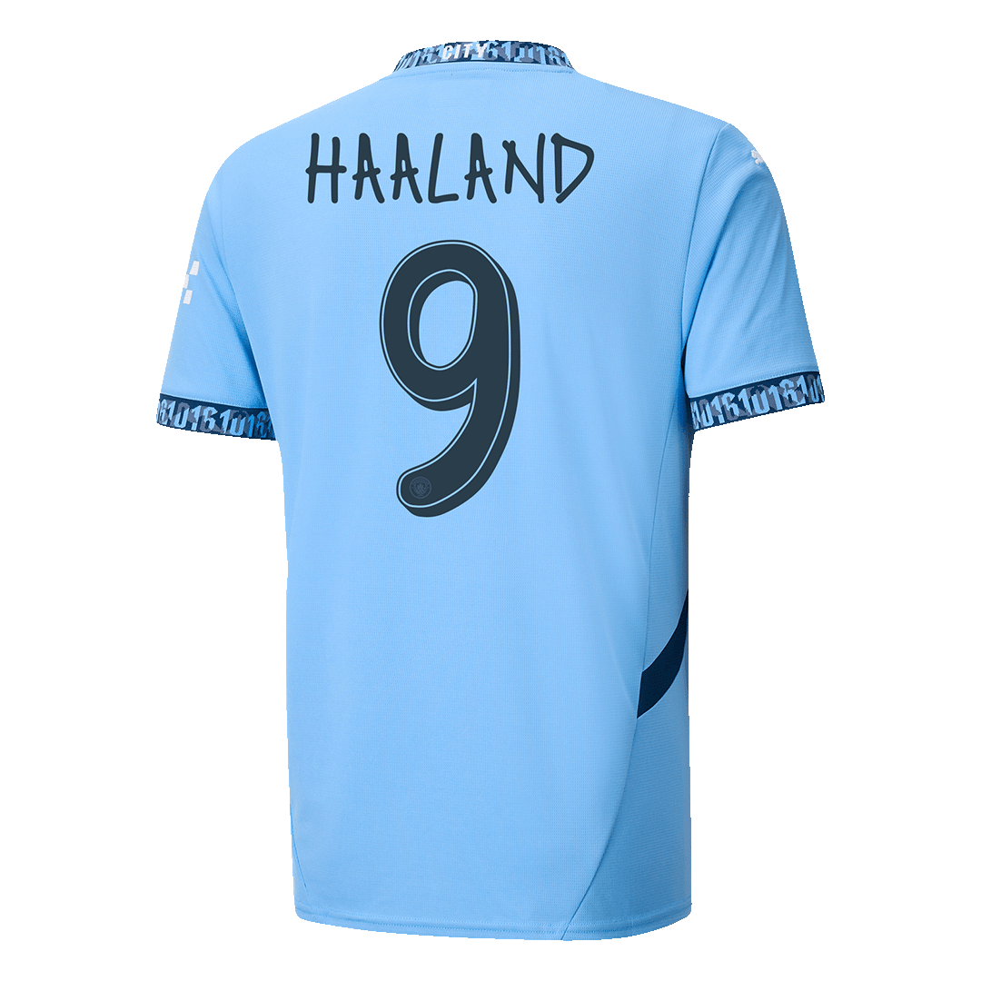 Camiseta de fútbol HAALAND #9 Manchester City Primera equipación 2024/25 - UCL