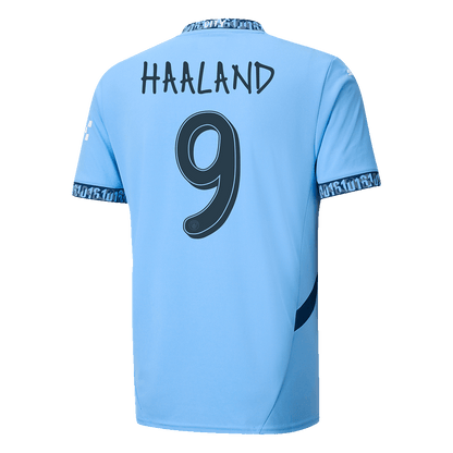 Camiseta de fútbol HAALAND #9 Manchester City Primera equipación 2024/25 - UCL