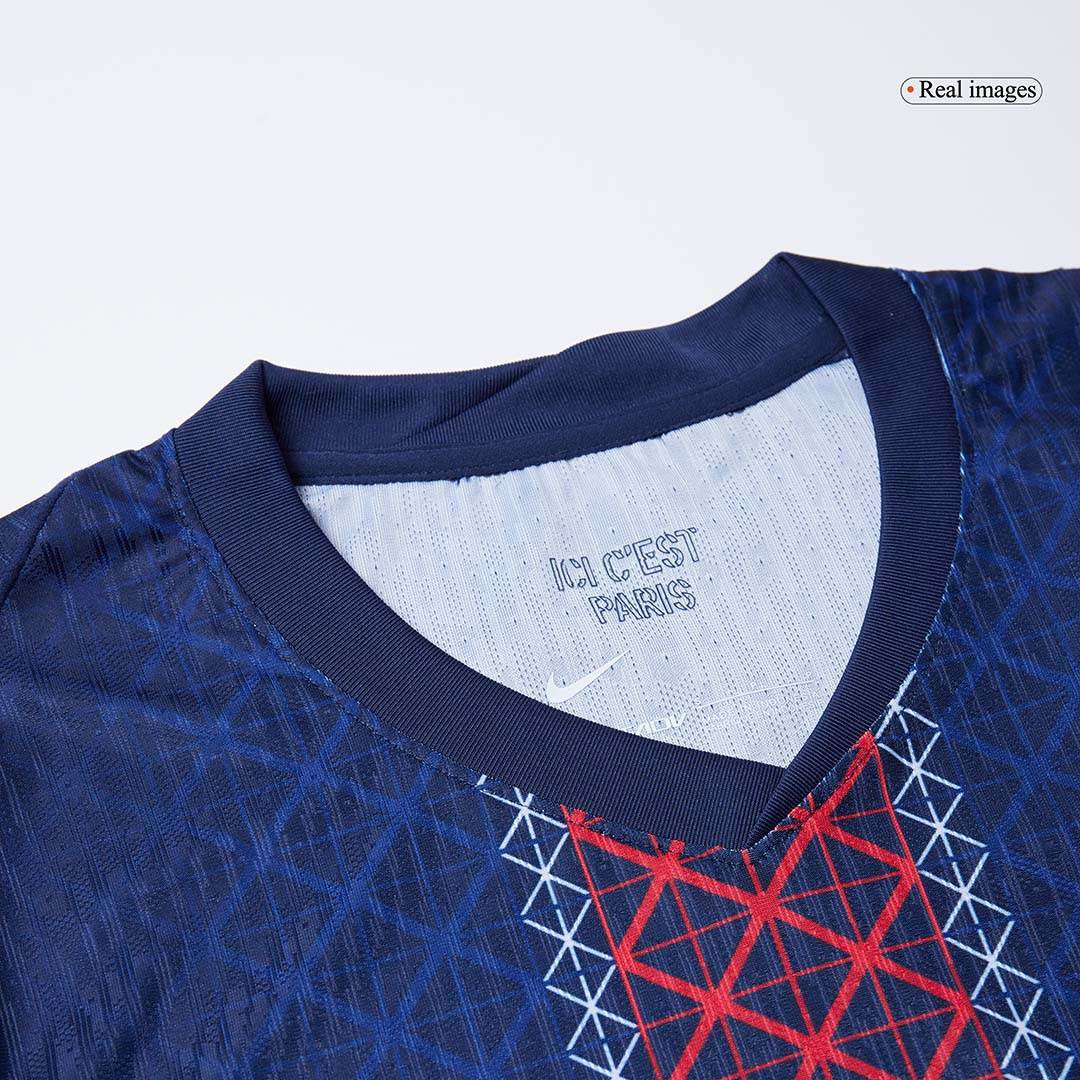 Męska Koszulka Domowa PSG KVARATSKHELIA #7 Wersja Piłkarska 2025/26 - Slim Fit - Topowe Koszulki Pilkarskie Sklep Internetowy