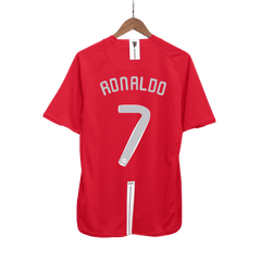 Retro RONALDO #7 2007/08 Męska Koszulka Domowa MU - UCL Final - Topowe Koszulki Pilkarskie Sklep Internetowy