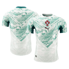 Męska Koszulka Wyjazdowa Portugal Wersja Piłkarska World Cup 2026 - Slim Fit