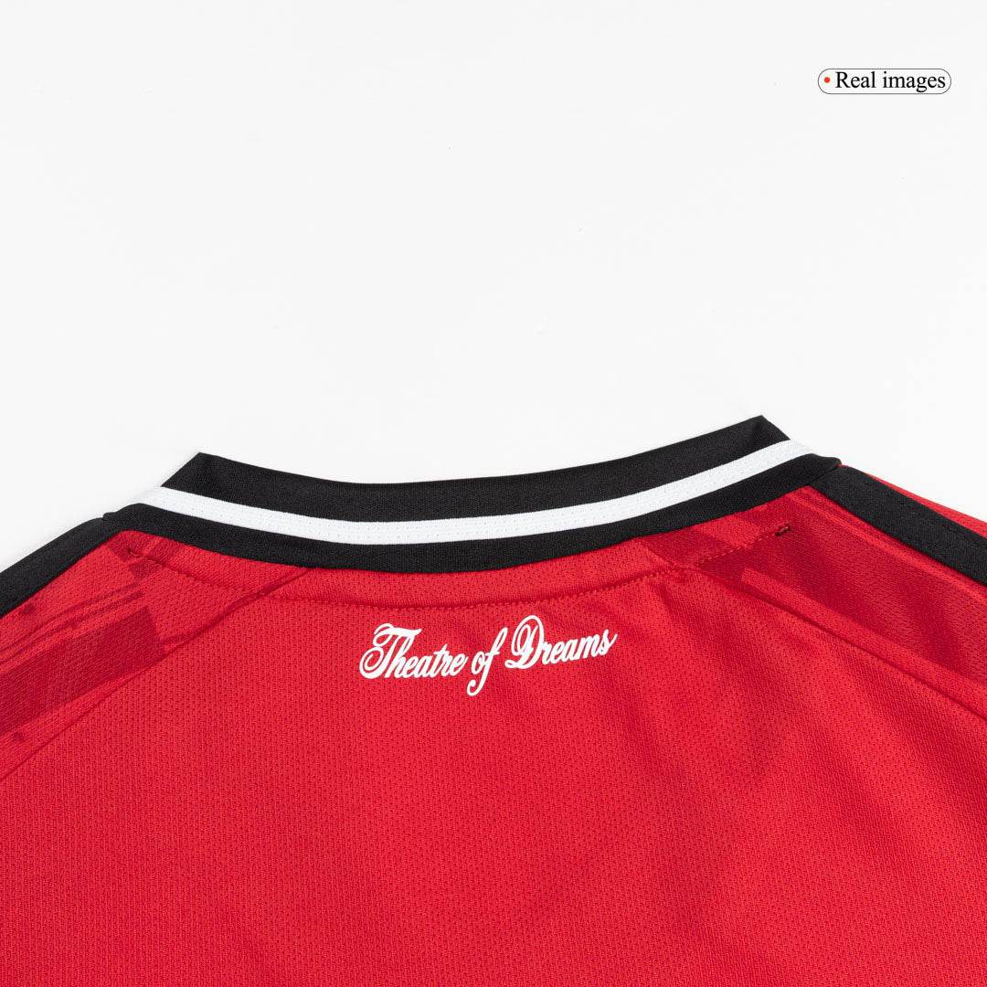 Męski Zestaw Domowy Manchester United (Koszulka+Spodenki) 2025/26 - Topowe Koszulki Pilkarskie Sklep Internetowy