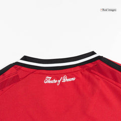 Męski Zestaw Domowy Manchester United (Koszulka+Spodenki) 2025/26 - Topowe Koszulki Pilkarskie Sklep Internetowy