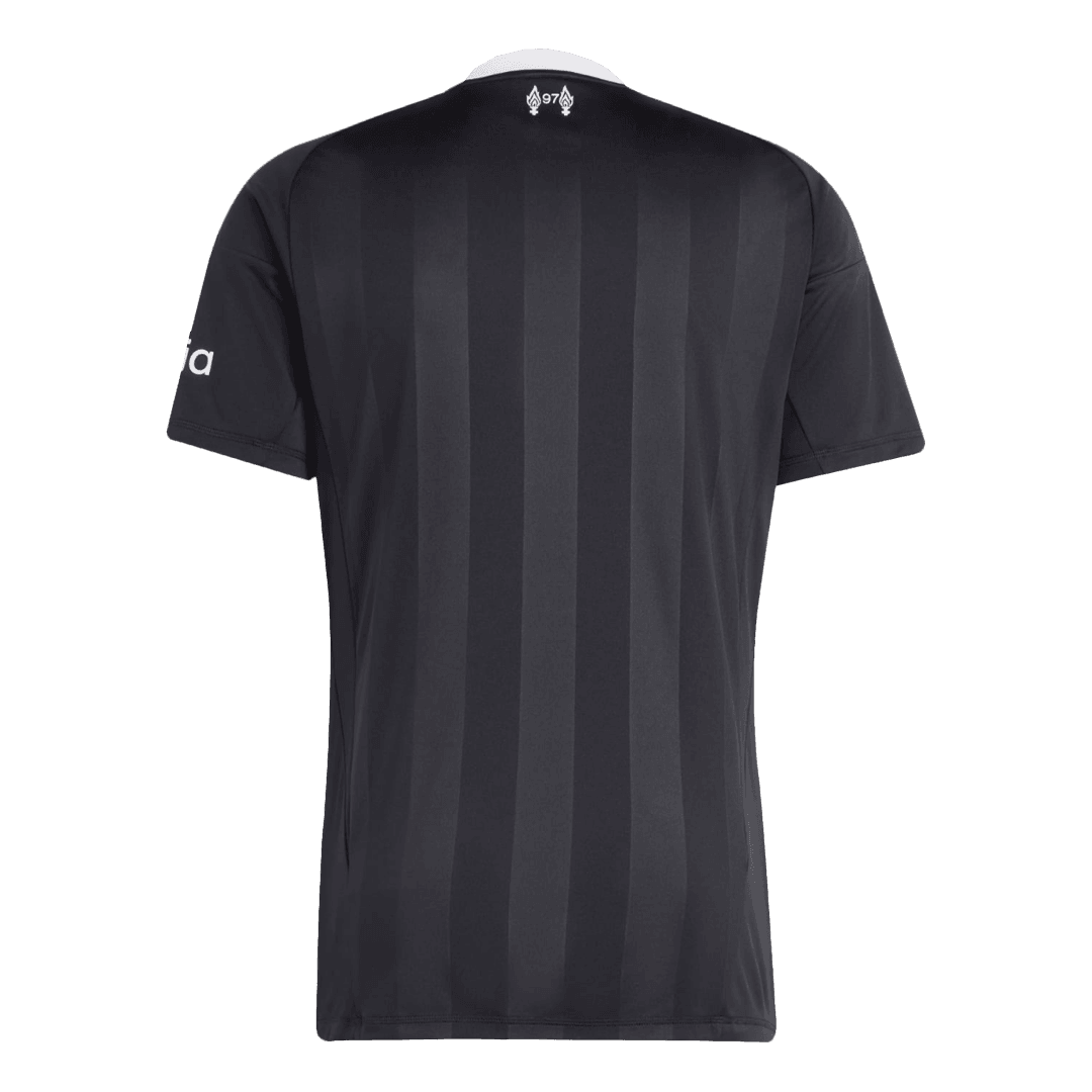 Męska Koszulka Bramkarska Liverpool 2025/26 - Czarny - Topowe Koszulki Pilkarskie Sklep Internetowy