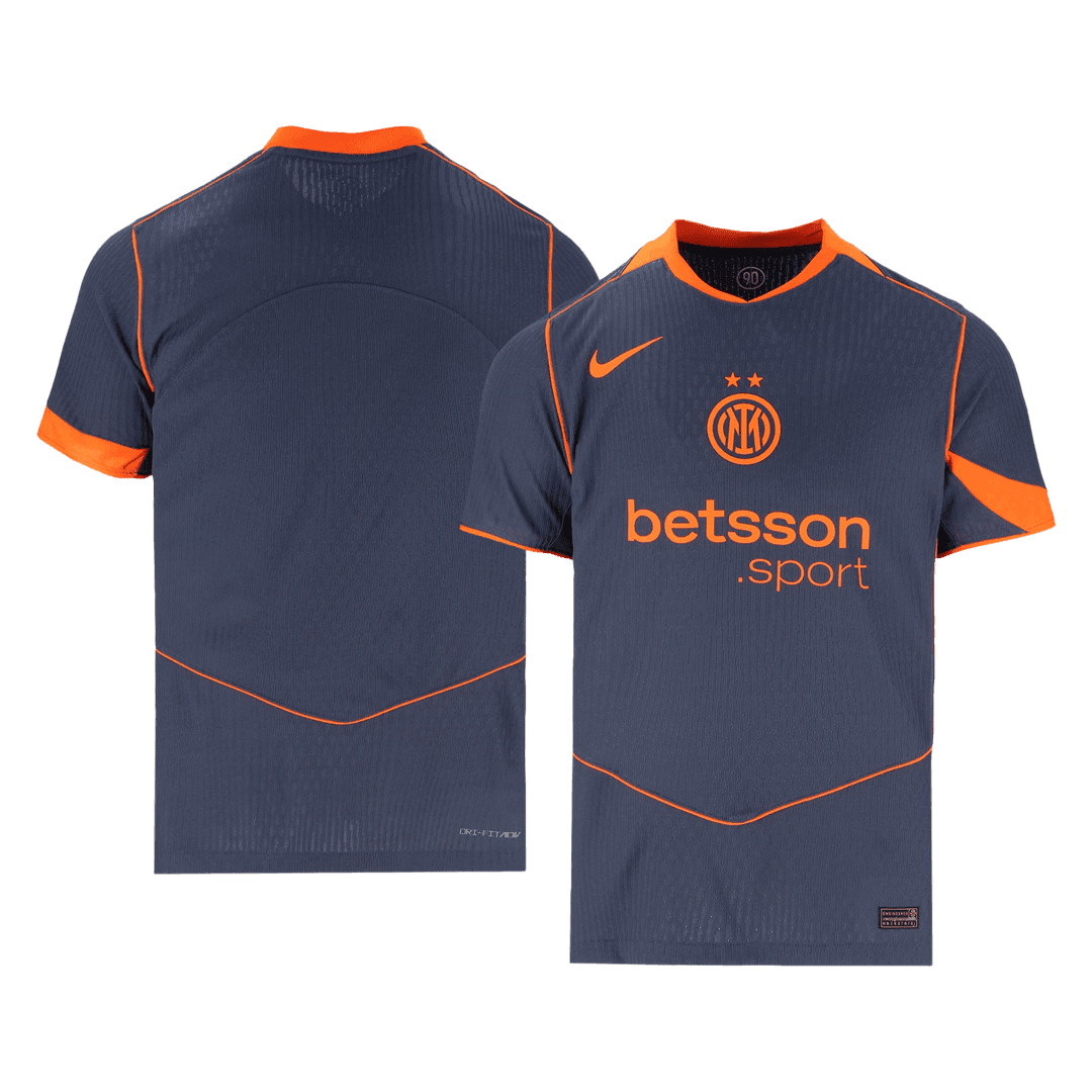 Męska Koszulka Trzecia Wyjazdowa Inter Milan Wersja Piłkarska 2025/26 - Slim Fit - Topowe Koszulki Pilkarskie Sklep Internetowy