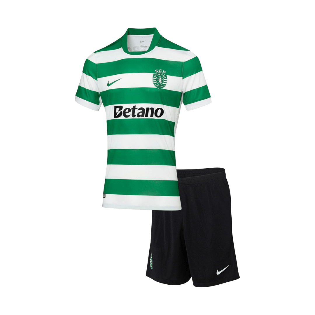 Dziecięcy Zestaw Domowa Sporting CP (Koszulka+Spodenki) 2025/26
