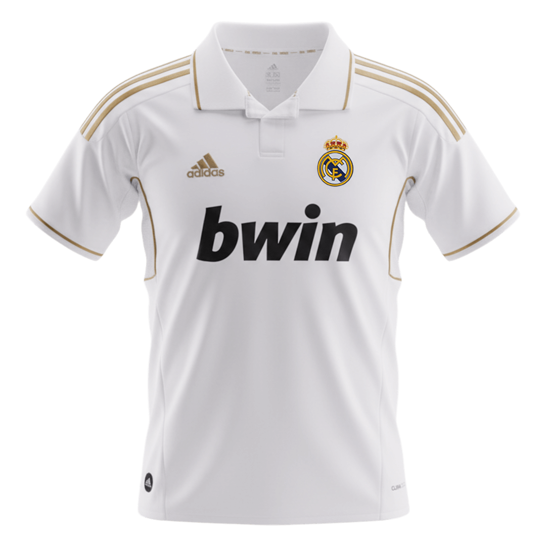 Męska Koszulka Retro Domowa Real Madrid 2011/12