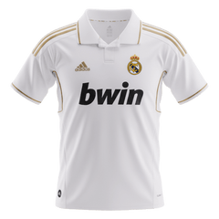 Męska Koszulka Retro Domowa Real Madrid 2011/12