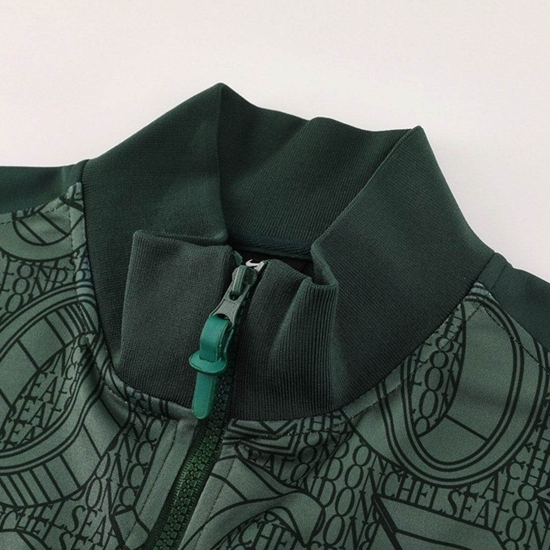 Męski Zestaw Treningowy Chelsea (Kurtka+Spodnie) 2025/26 - Topowe Koszulki Pilkarskie Sklep Internetowy