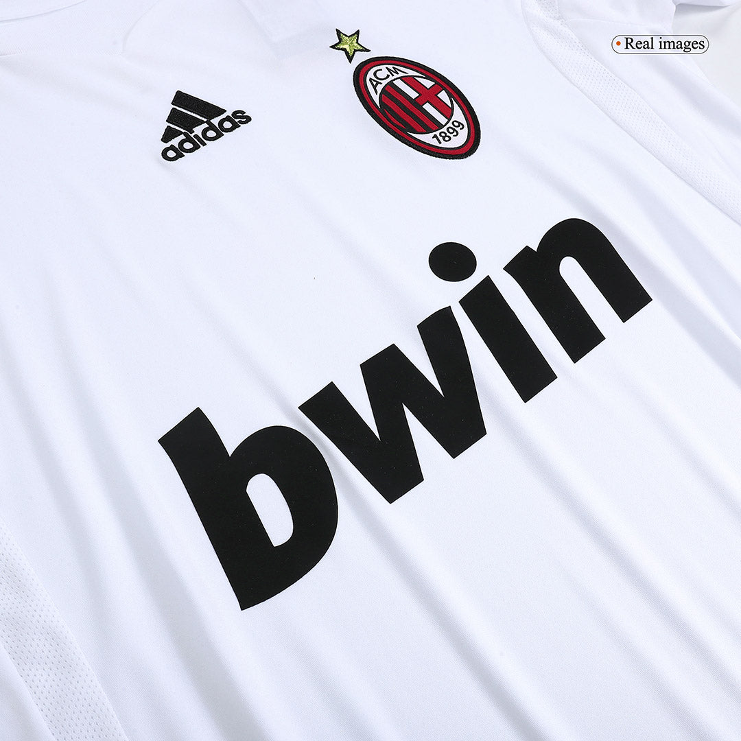 Męska AC Milan Wysokiej jakości wyjazdowa koszulka piłkarska Retro 2009/10