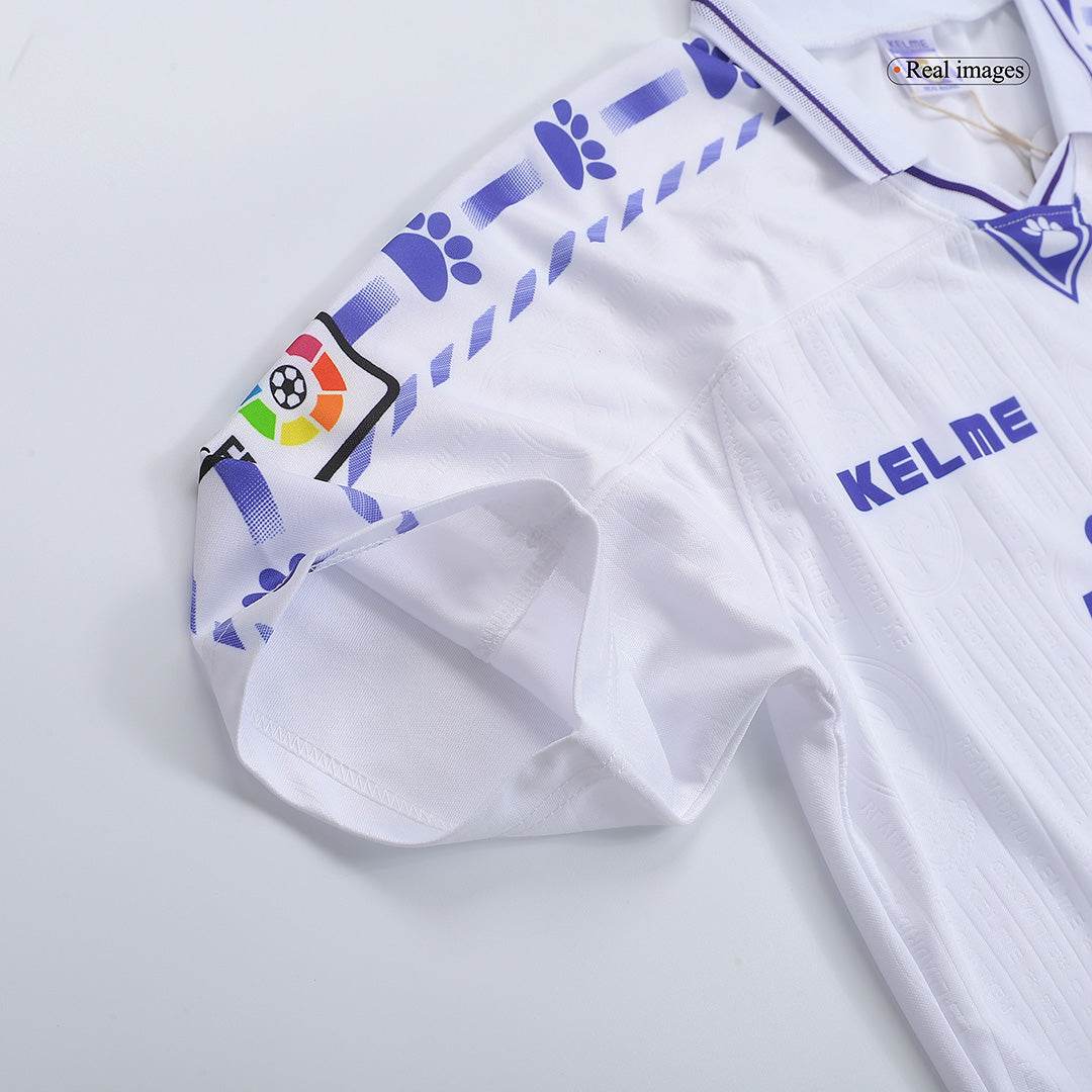 Męska Koszulka Retro Domowa Real Madrid 1996/97 - Topowe Koszulki Pilkarskie Sklep Internetowy