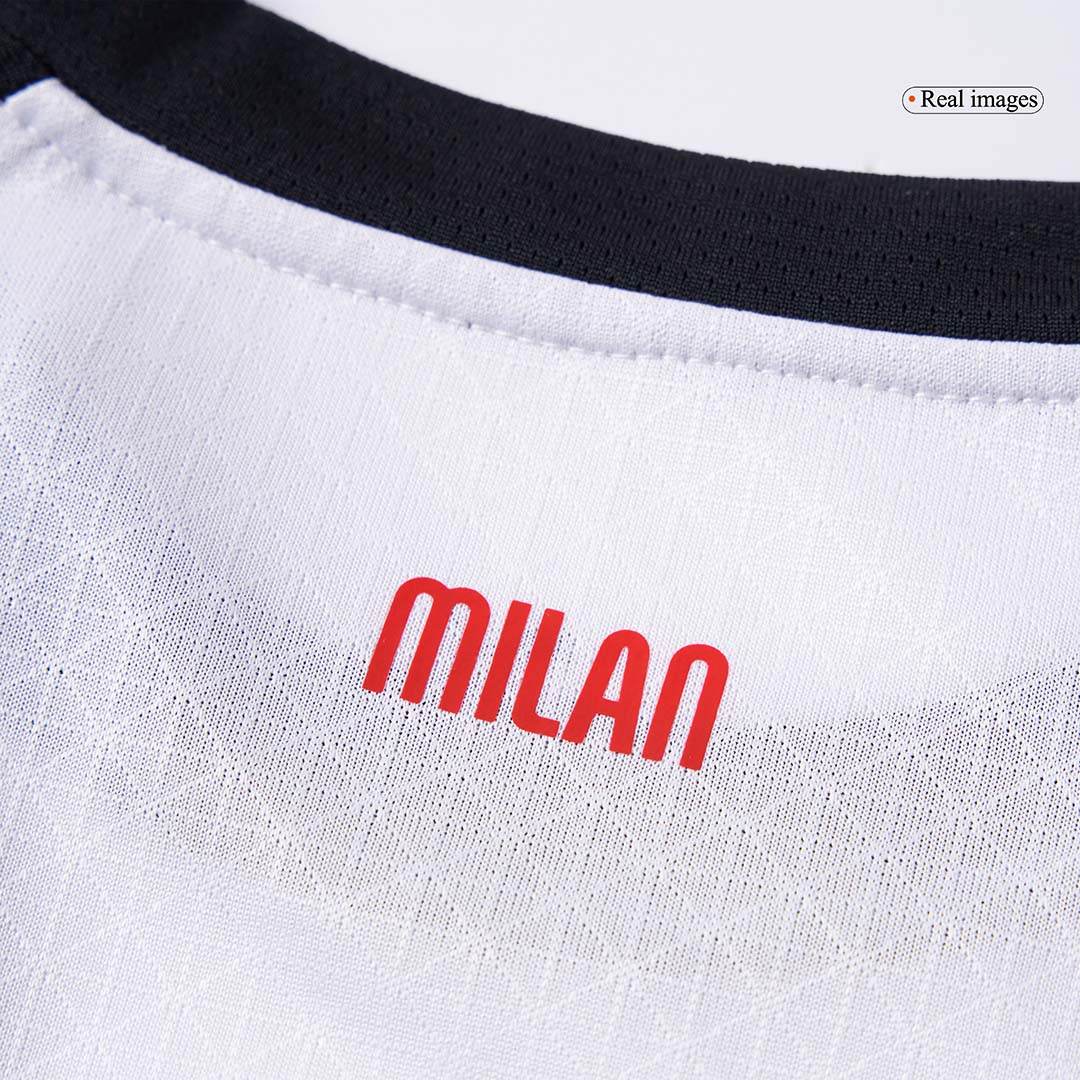 Męska Koszulka Wyjazdowa AC Milan Wersja Piłkarska 2025/26 - Slim Fit - Topowe Koszulki Pilkarskie Sklep Internetowy
