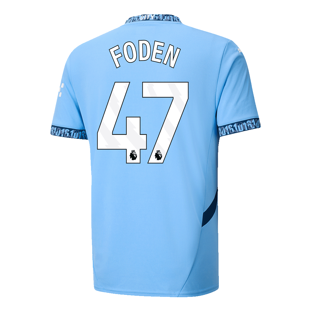 FODEN #47 Camiseta de fútbol local del Manchester City 2024/25