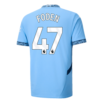 FODEN #47 Camiseta de fútbol local del Manchester City 2024/25