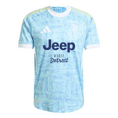 Męska Koszulka Wyjazdowa Juventus KALULU #15 Wersja Piłkarska 2025/26 - Slim Fit - Topowe Koszulki Pilkarskie Sklep Internetowy