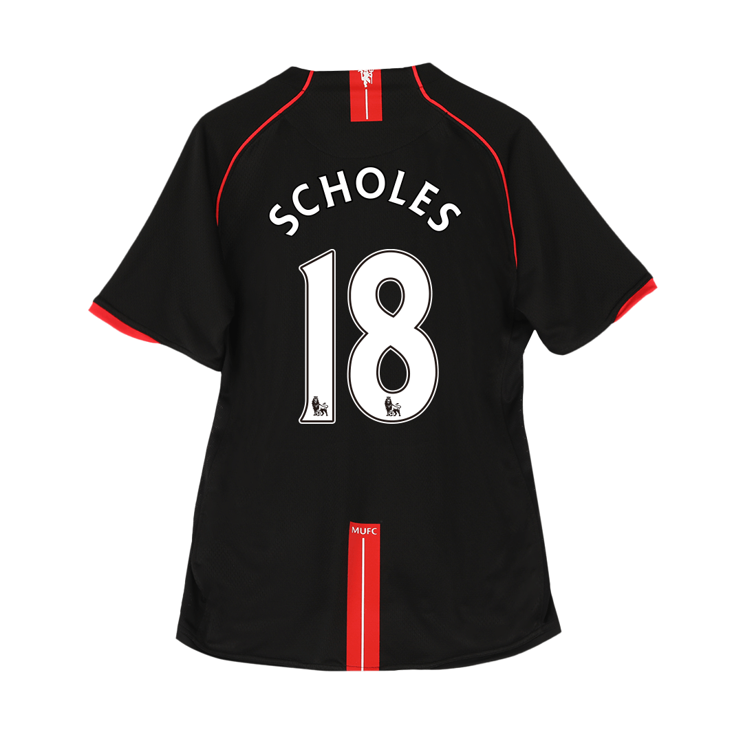 Męska koszulka retro Manchester United 07/08 wyjazdowa SCHOLES #18