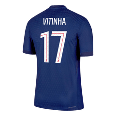 Męska Koszulka Domowa PSG VITINHA #17 Wersja Piłkarska 2025/26 - Slim Fit