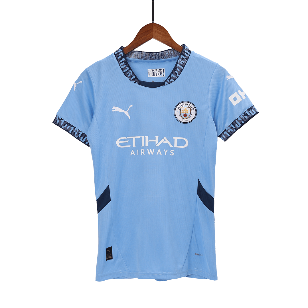 Damska wysokiej jakości koszulka piłkarska Manchester City Home 2024/25