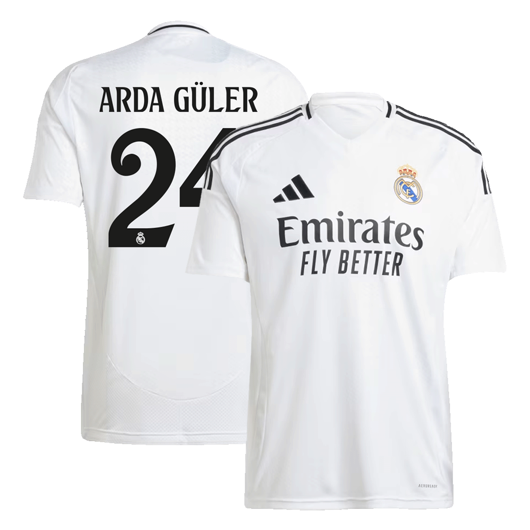 Real Madrid High Quality Football Shirt ARDA G?§1ler #24 Home 2024/25