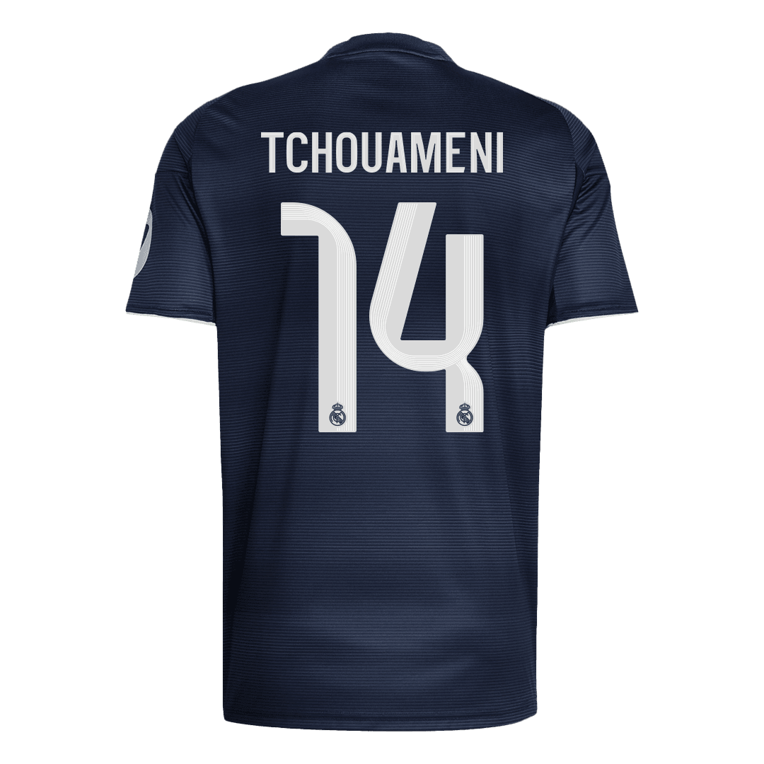 Męska Koszulka Wyjazdowa Real Madrid TCHOUAMENI #14 2025/26 - Topowe Koszulki Pilkarskie Sklep Internetowy