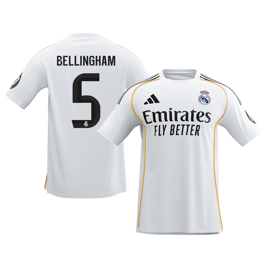 Real Madrid BELLINGHAM Heimtrikot für Herren Nr. 5 2025/26