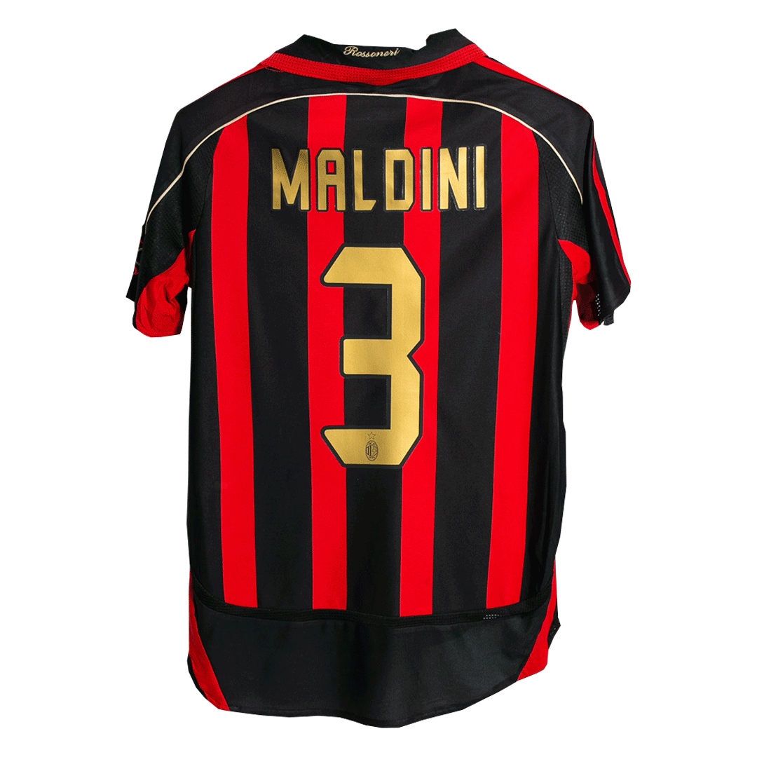 Męska koszulka retro AC Milan 06/07 domowa MALDINI #3