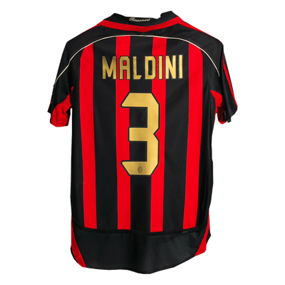 Męska koszulka retro AC Milan 06/07 domowa MALDINI #3