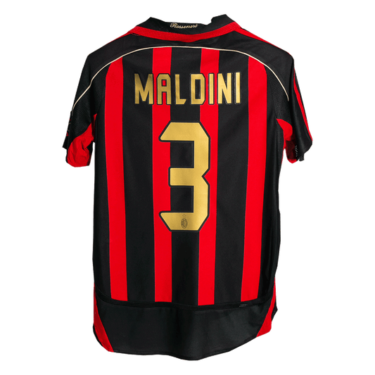 Męska koszulka retro AC Milan 06/07 domowa MALDINI #3