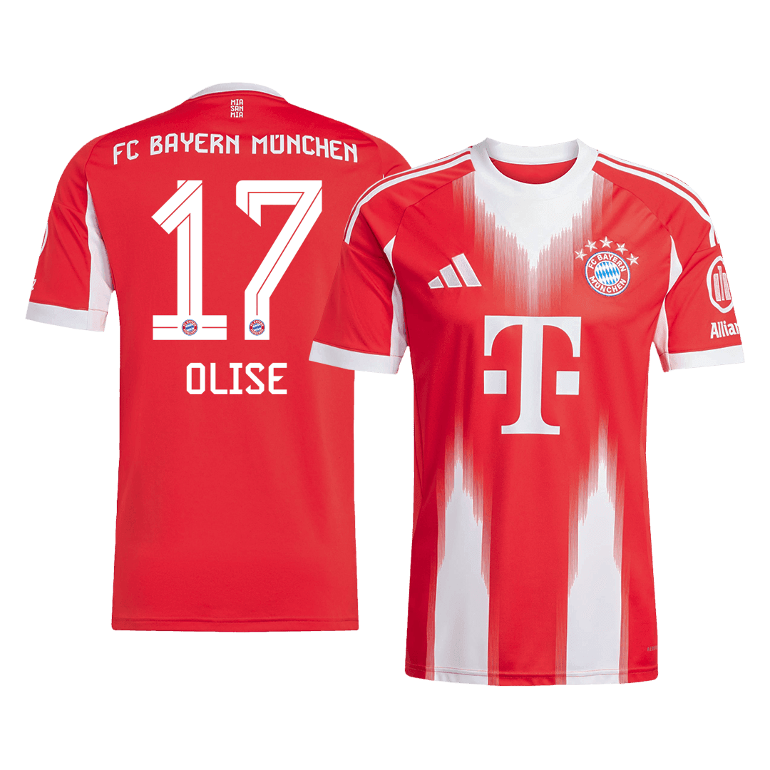 Męska Koszulka Domowa Bayern Munich OLISE #17 2025/26 [PREMIUM] - Topowe Koszulki Pilkarskie Sklep Internetowy